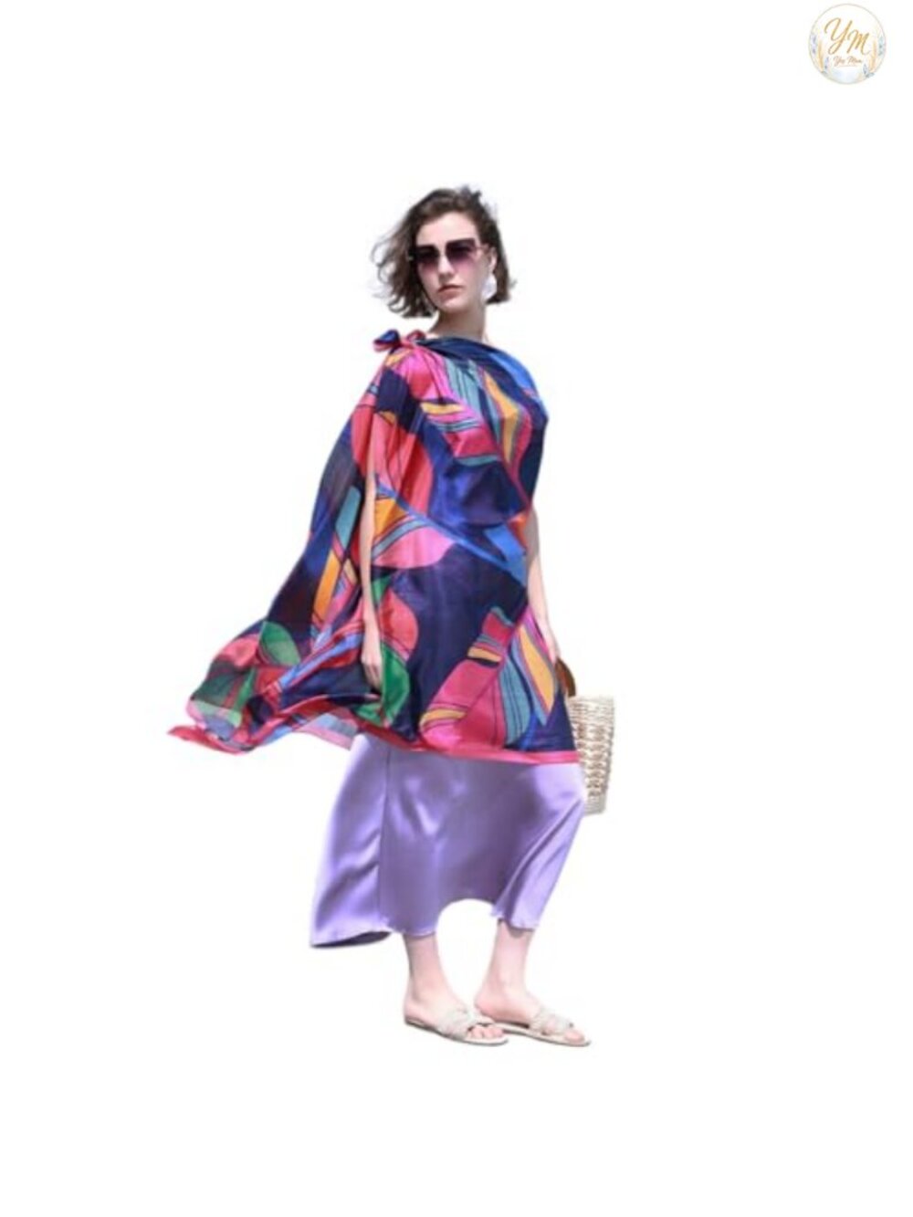 100% Mulberry Silk Shawl Wrap Pashmina Oversized Evening Party Wedding
